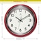 Infinity Instruments Gas Station Classic Wall Clock, Red, 12 in. 20332RD-4562 - alternate 3